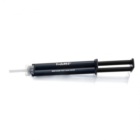 Endo-Rez mini kit obturación, Jeringa Endo-Rez 2 ml, 12 puntas NaviTips, 10 jeringas Skini